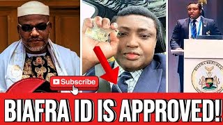 Simon Ekpa sparks reactions as he launches Biafra Official Identity Card 😱