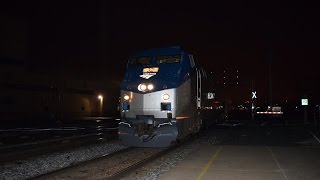 Stellar K5LA: Amtrak 32 leads a train through Hammond