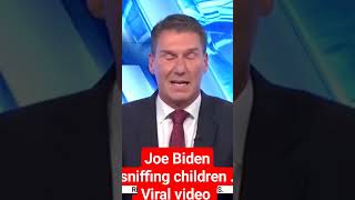 President Biden slammed for sniffing children #shortsvideo #viral #shorts