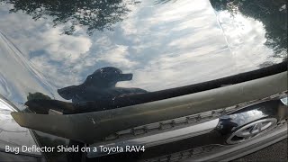 Bug Deflector Shield on a Toyota RAV4