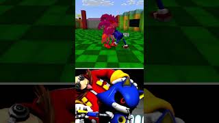 Shin Sonic Phase 1 VS Metal Sonic [Sonic Adventures] 🆚 [Sonic Tapes]