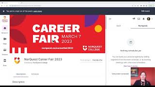 Hopin Walkthrough - 2023 Career Fair