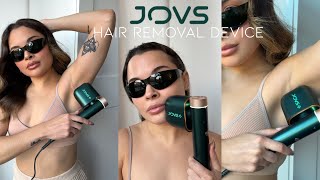 AT HOME LASER HAIR REMOVAL ft. JOVS BEAUTY | JOVS Venus Pro II