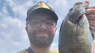 Bass fishing Alum creek