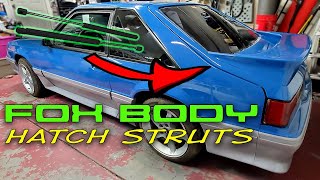 The 89G - Fox Body Hatchback Hatch Struts - The Procedure I Prefer 79-93