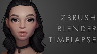 E2 Angel - Zbrush/Blender Time-lapse