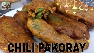 Green Chili Pakora Recipe! Let's try all the different kinds of Pakora! #pakora #cookingwithsam