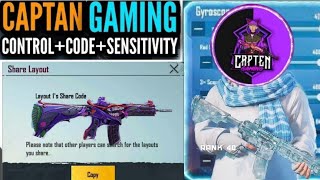 [NEW] Capten Gaming Bgmi Control Code And Sensitivity 2021 || Bgmi Control Code New || Dark Gaming