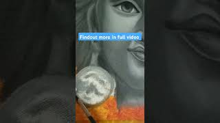 Why did I add MOON here.?? | RAM OIL PAINTING | Shorts | painting | symbolism Art #artdimple91