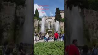 villa d'este tivoli🇮🇹 #travel #italy #tivoli #shortviral