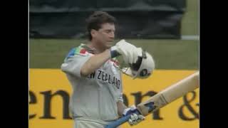 John Wright batting 1992 Hamilton #old #cricket #highlights #legend