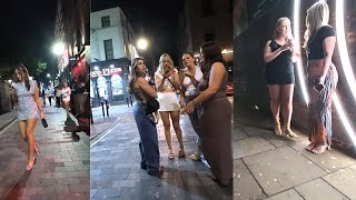 LIVERPOOL CITY, UK: NIGHTLIFE WALKING TOUR, MAY 2024, PART 1.