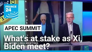 What's at stake as Xi, Biden meet in Peru at APEC summit? • FRANCE 24 English