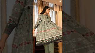 Lawn short frock designs #fashion #2024