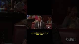 As Your Best Man Ted  | How I met your mother #shorts #himym