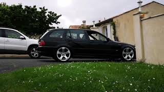 Rolling bmw e46 touring stance #19GANG