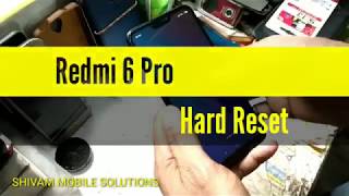 How to hardreset Redmi 6 Pro Mobile. Redmi 6 Pro Hardreset. Redmi 6 Pattern Unlock.