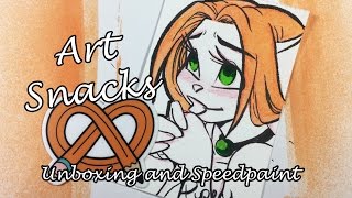 Art Snacks November Unboxing and Speedpaint