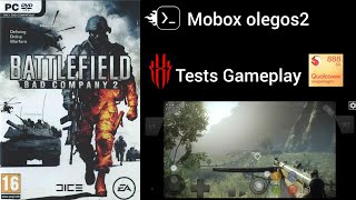 Mobox olegos2 Emulator tests Gameplay Battlefield bad company 2 Red Magic 6 Pro SD888