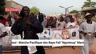 En direct Koungheul : Marche Pacifique des Baye Fall "Ngontoup" Mame Cheikh Ibrahima Fall