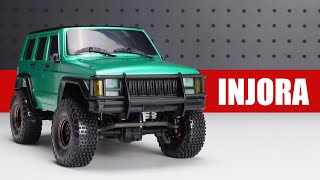 INJORA 1/18 Cherokee Hard Body - Transform Your TRX4M Bronco & Defender!