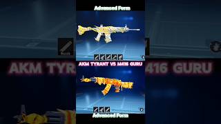 Akm Comparison m416  ||  m416 vs akm || #pubg#pubgmobile#bgmi #shorts#skins#pubgvideos