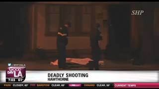 Suspect Questioned In Hawthorne Shooting Death