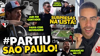 PAIVA CORTOU DOIS NOMES DA LISTA DE RELACIONADOS PARA VASCO X SÃO PAULO; PEDRINHO QUER UM NOVO CT!