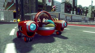 Sonic & All-Stars Racing Transformed (PS3) Alex Kidd Racing In Shibuya Downtown (Expert)