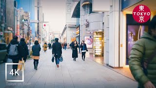 Japan | Walk from "Tsukiji" to "Yurakucho" in Tokyo. | 4K #Tsukiji #Yurakucho #Ginza