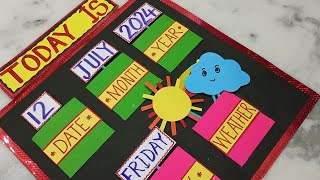 How to make calendar for classroom / Calendar making idea for classroom decoration/ Calendar making