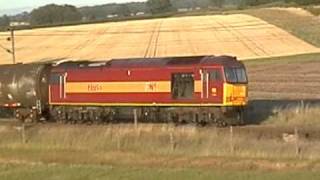 EWS 60096 passes Colton Junction on 6D43.