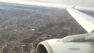 Air Moldova A319 Amazing sunrise flight to Chisinau KIV