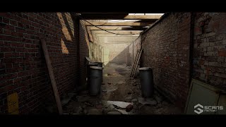 [UE4][SCANS] Urban Abandoned District - Gate Backyard - Walkthrough