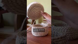 Cestos a crochet tutorial para principiantes #crochet #crochettutorial #tutorial #diy #handmade