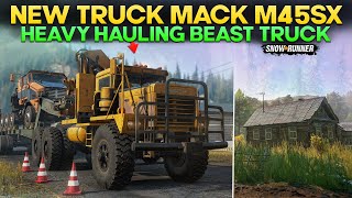 New Truck Mack M45SX Prime Mover in SnowRunner For All Players with Unique Add-ons