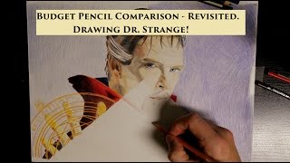 Budget Colored Pencil Comparison Revisited - Drawing Dr. Strange