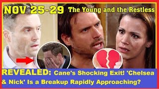 Cane's Shocking Exit! 'Chelsea & Nick' Is a Breakup Rapidly Approaching? The Young and the Restless