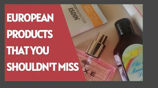 Top 5 European  Products.