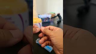 Using a floss threader to thread your needle