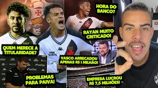 COUTINHO ESTÁ GANHANDO O ESPAÇO DE PAYET? MAIOR RENDA DE 2024 EM BRASÍLIA E NADA PARA O VASCO!