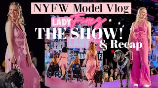 NYFW vlog, disabled model in Lady Fines adaptive fashion show & recap!