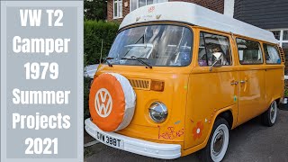 Volkswagen T2 Bay Campervan 1979 | Summer Projects In 2021| UK