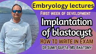 Implantation of Embryo | blastocyst | Embryology |