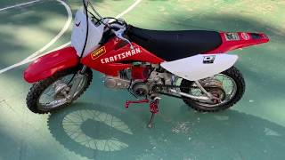 honda crf70 pit bike review and fixes