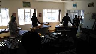 Marimba Trio at AMI premises, Grahamstown, South Africa