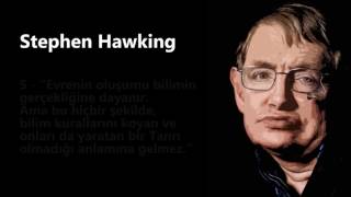 Stephen Hawking   Tarihe Damga Vuran 10 Sözü