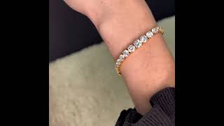 Yellow Gold Diamond Bracelets - Abelini