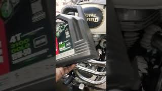 best engine oil for royal Enfield motul 3100 gold  #shorts #shortvideo #bullet #oil