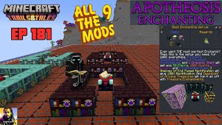 All The Mods 9: EP 181. Apotheosis Best Enchanting Setup & Tutorial and Quest Walkthrough.